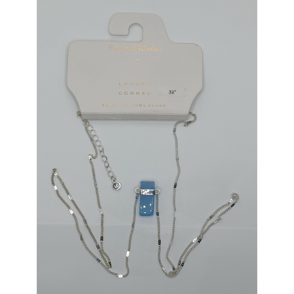 Lauren Conrad Semi-Precious Healing Stone Necklace – 32” Length